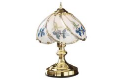 HOME Iris Touch Table Lamp - Brass.